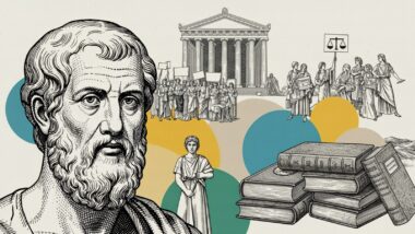 As virtudes todas nos colocam no termo médio, onde está o ótimo naquele aspecto, e nos corrigem nos excessos e carências Imagem referente a matéria